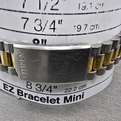Citizen CQ President Watch Men 35mm Black Two Tone Daydate 6101-915216 PARTS11