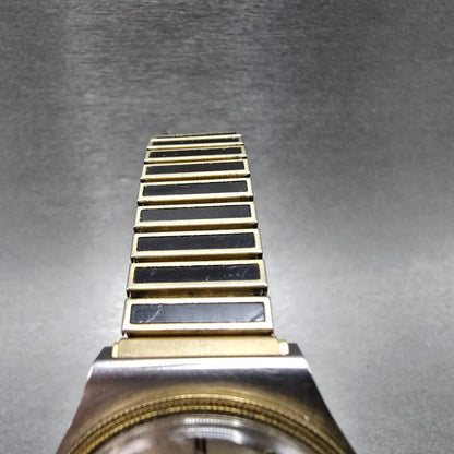Bulova Watch Men 34mm Champagne Dial Two Tone Daydate 7011 PARTS Vintage5
