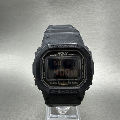 Casio G-Shock Watch Men 43mm Digital Black Gold DW-5600RE Octagon New Battery1