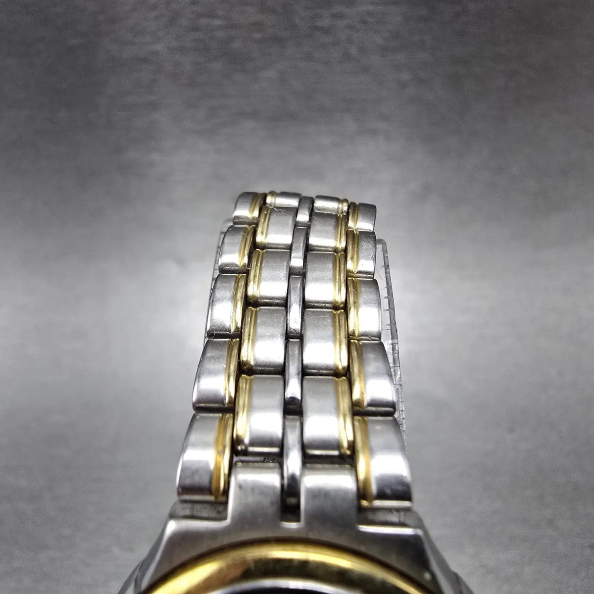 Citizen Eco-Drive Watch Women 26mm Champagne Dial Two Tone Date Round Works4