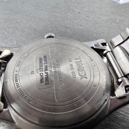 Timex Expedition Watch Men 39mm Blue Dial Silver Tone Date T46861 New Battery9