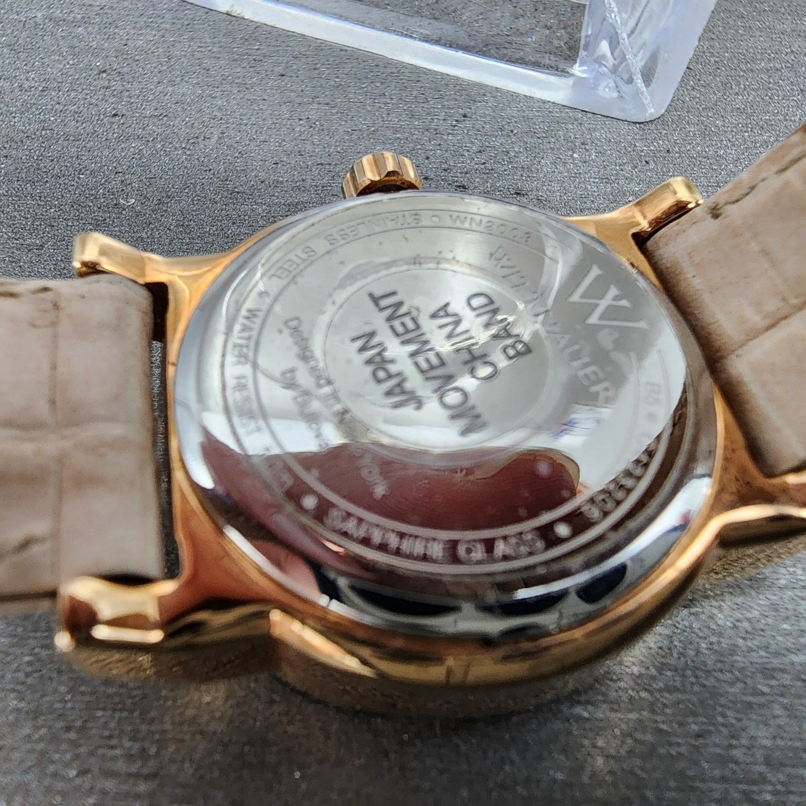 Wittnauer Watch Women 29mm MOP Dial Rose Gold Tone Date WN2003 New Battery9