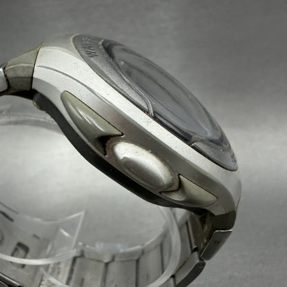 Casio Waveceptor Watch Men 42mm Digital Alarm Chrono Gray Oval WV50H New Batt3