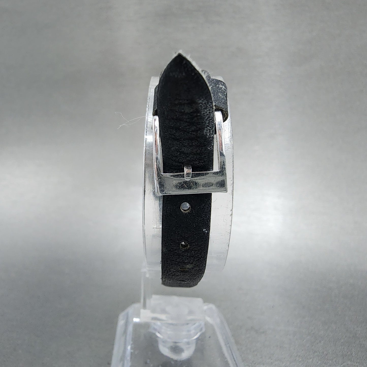 Seiko Matic Lady Tank Watch Women 20mm Blue Dial Steel Date 25173211 PARTS8