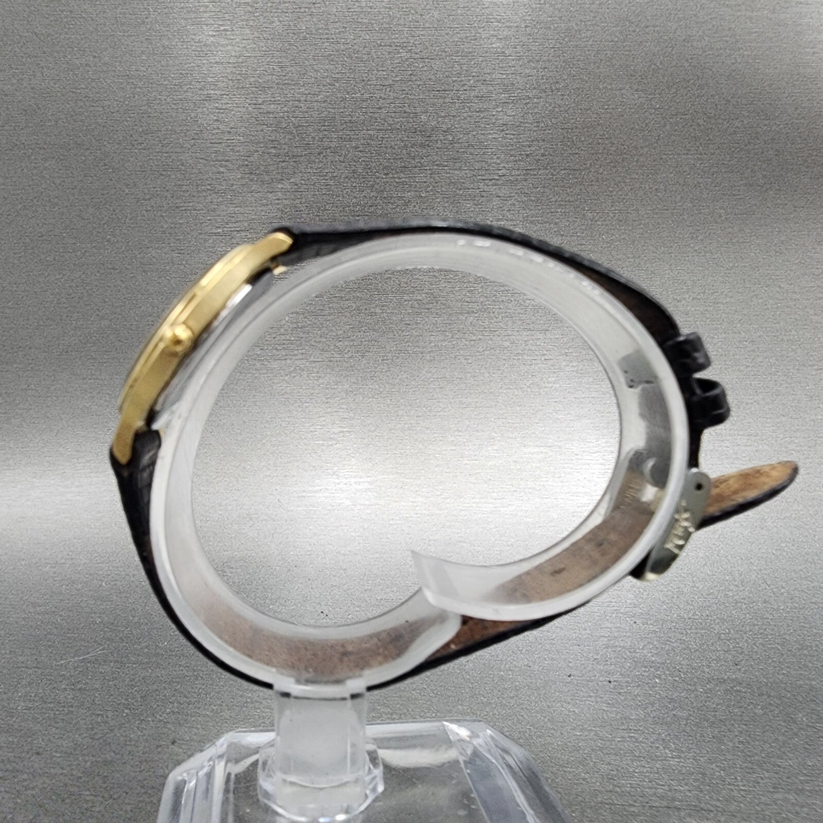 Movado Museum Watch Women 26mm Black Dial Gold Tone Round 87 E4 0814 New Batt6