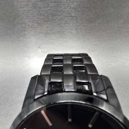 Rip Curl Detroit Watch Men 50mm Black Dial Black Tone Date Round New Battery4