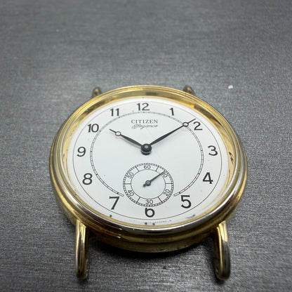 Citizen Elegance Watch Men 34mm White Dial Gold Tone Round 6045-G02565 PARTS7