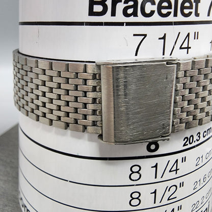 Seiko Digital Watch Men 33mm Silver Tone Alarm Chrono A6395039 READ!!!!11