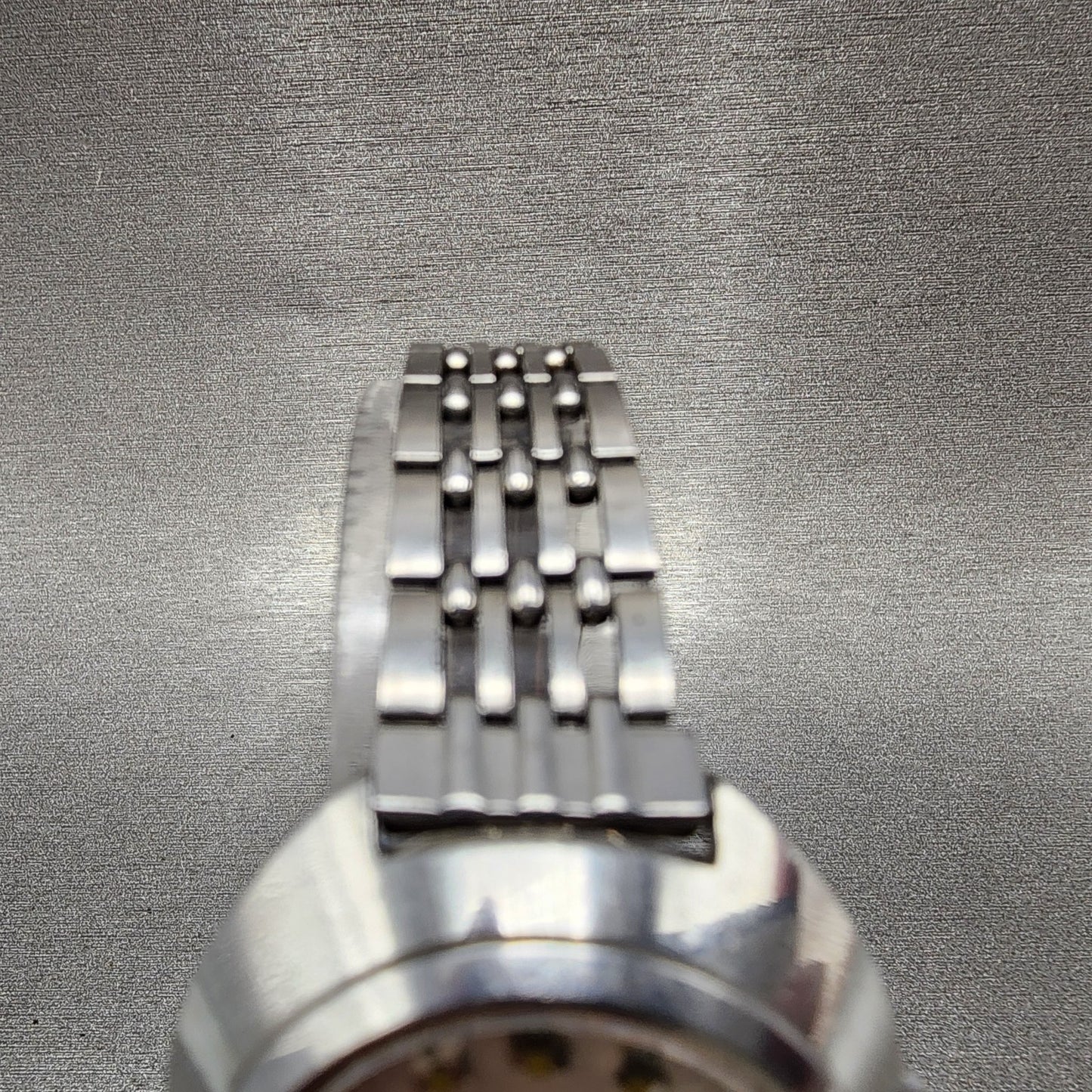 Citizen Automatic Watch Women 30mm Silver Dial Silver Tone Date Cushion Runs4