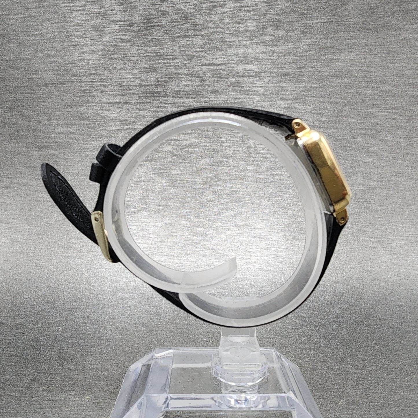 Citizen CQ Watch Women 22mm Champagne Dial Gold Tone Rectangle New Battery VTG8
