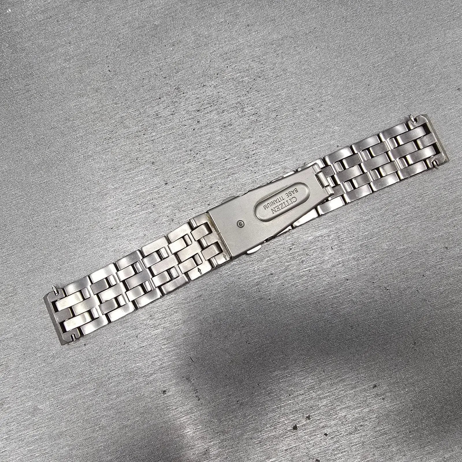 Citizen Bracelet Men 18mm Titanium For H501-S011060 READ!!!!!! Tri Folding Clasp10
