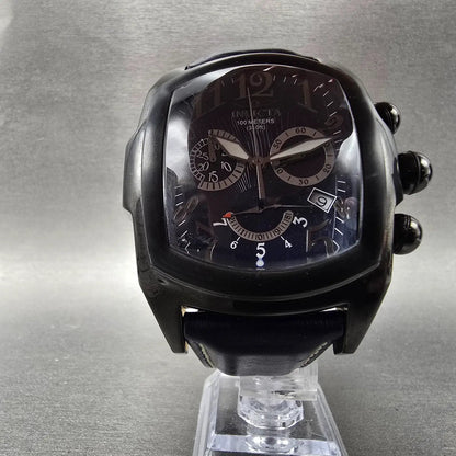 Invicta Lupah Chronograph Watch Men 47mm Blue Dial Black Date 33379 New Battery4