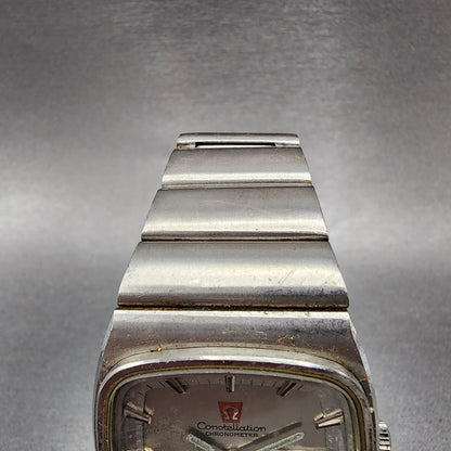 Omega Constelation F300 Watch Men 36mm Silver Dial Steel Daydate 198.0048 PARTS4