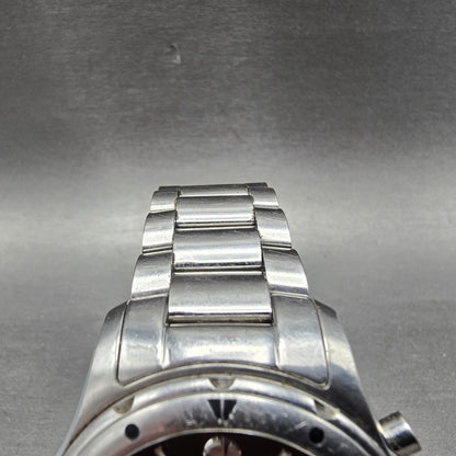 Movado Series 800 Chronograph Watch Men 42mm Black Dial Steel Round New Battery4