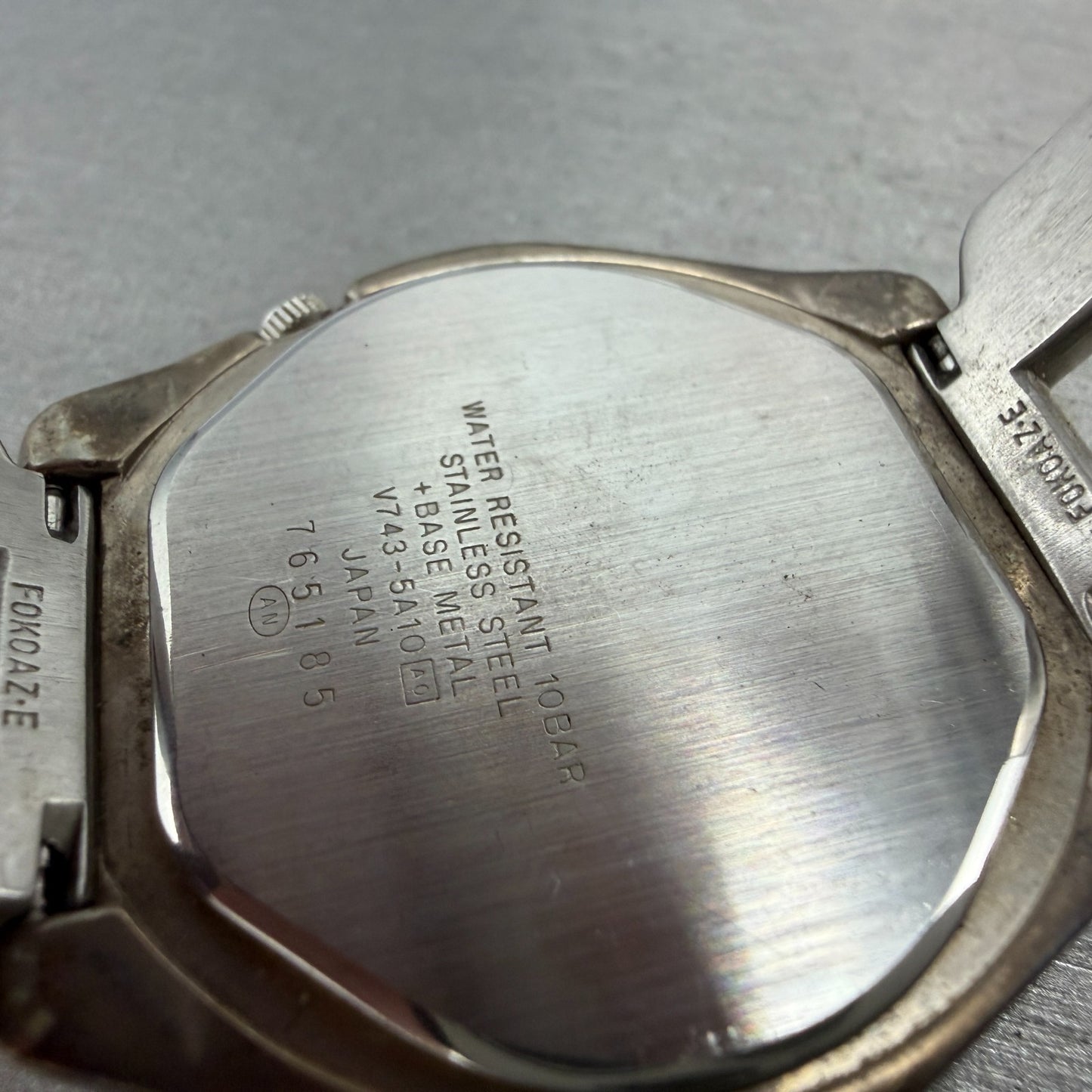 Seiko Alba AKA Watch Men 42mm Orange Dial Steel Daydate V743-5a10 New Batttery8