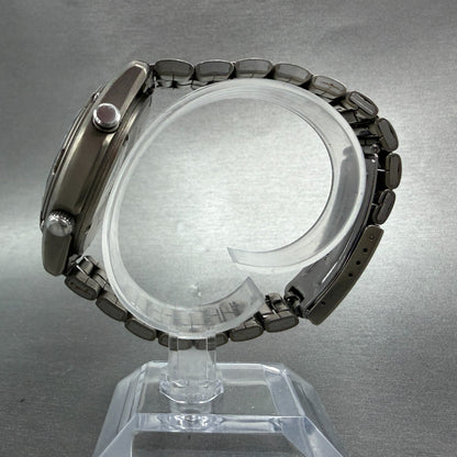 Casio Lineage LIS-001 Watch Men 41mm White Dial Titanium Alarm Chrono New batt6