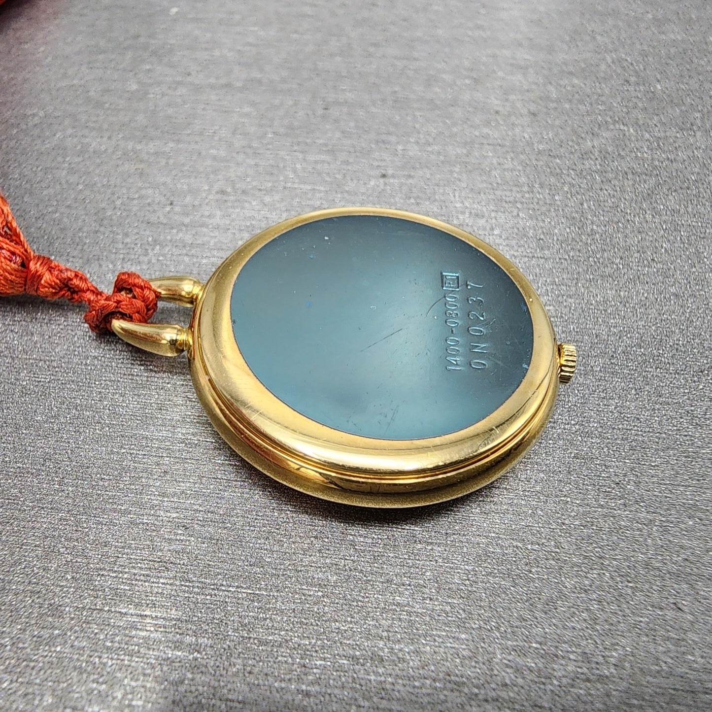 Seiko Pocket Watch Women 27mm Champagne Dial Gold Tone 14000800 New Battery11