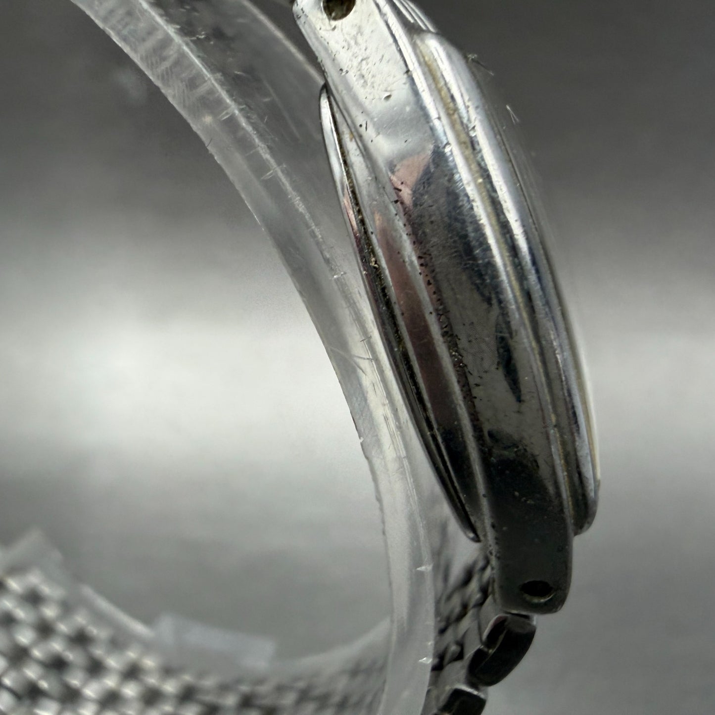 Seiko Pulsar Tank Watch Women 20mm White Dial Two Tone VX51-X424 New Battery3