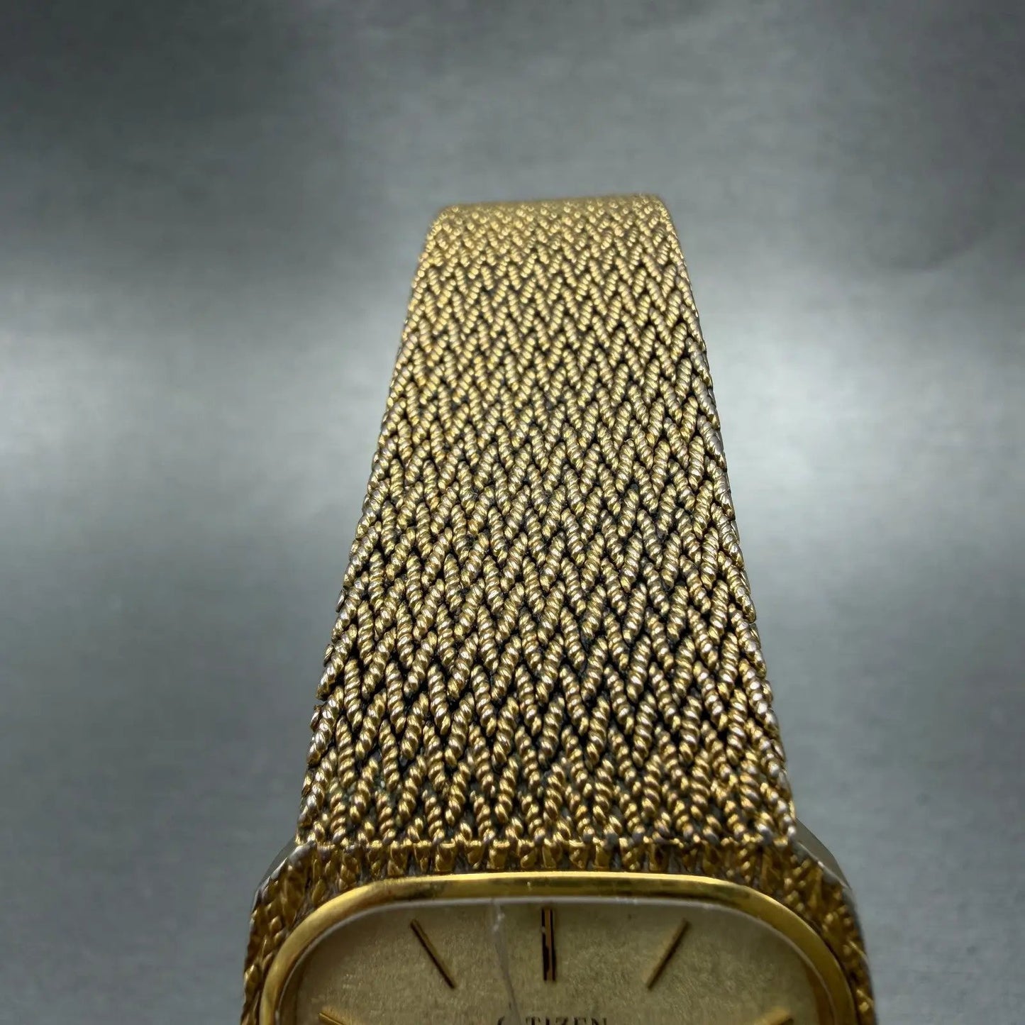 Citizen Noblia Watch Men 27mm Champagne Dial Gold Tone Date 2710-159918 New Batt4