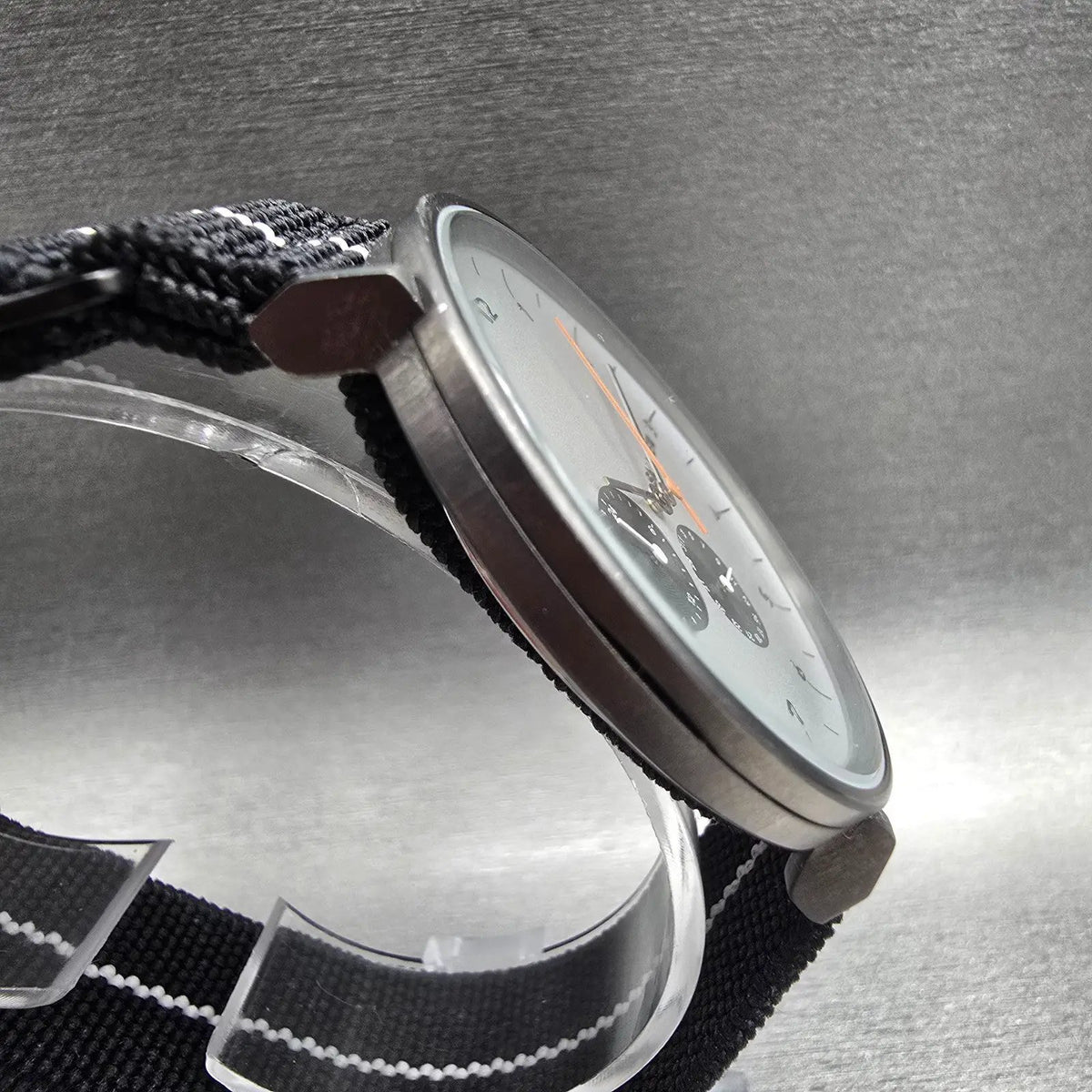 Skagen Hald Watch Men 40mm Silver Dial Black Tone Date Round SKW6188 New Battery3