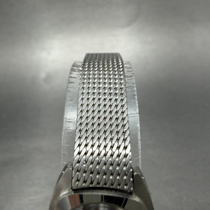 Waltham Watch Women 19mm Gray Dial Steel Manual Wind Mesh Band Round Manual VTG5