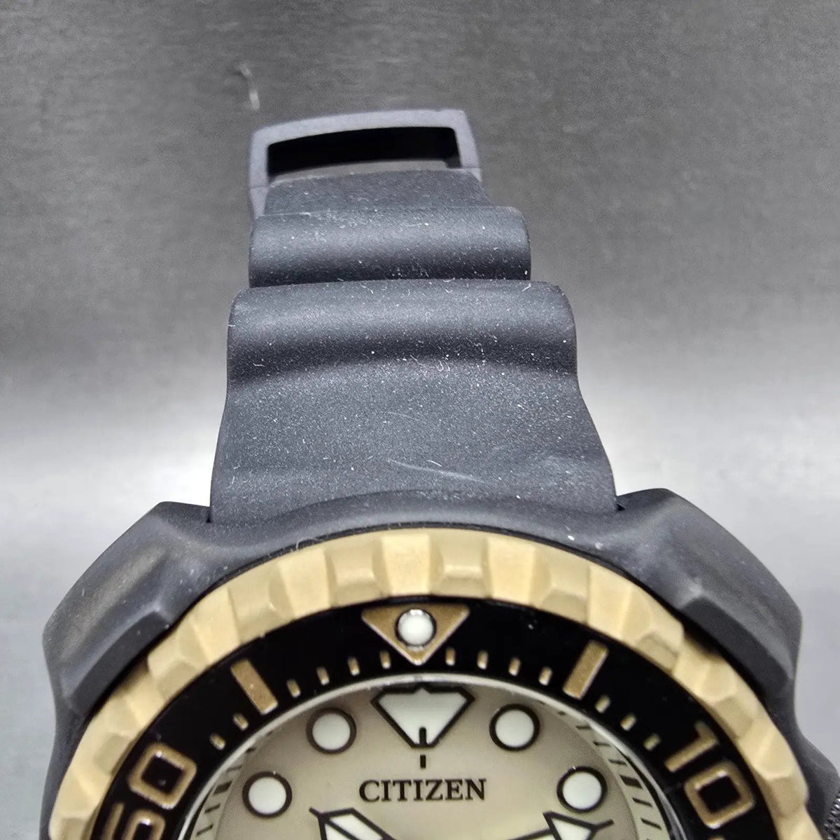 Citizen Promaster Marine Eco-Drive Watch Men 48mm Brown Dial Titanium Works6