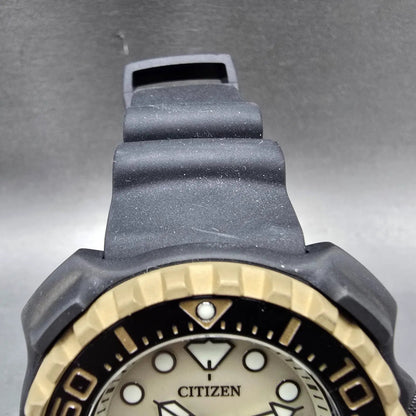 Citizen Promaster Marine Eco-Drive Watch Men 48mm Brown Dial Titanium Works6