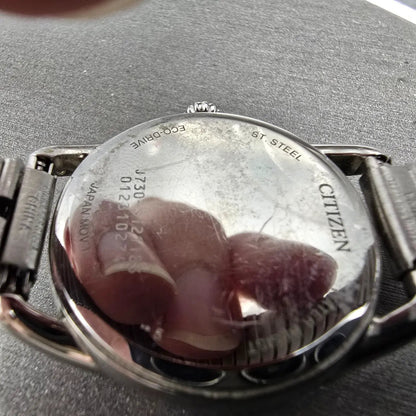Citizen Eco-Drive Watch Women 30mm White Dial Silver Round J730-S121183 Works9