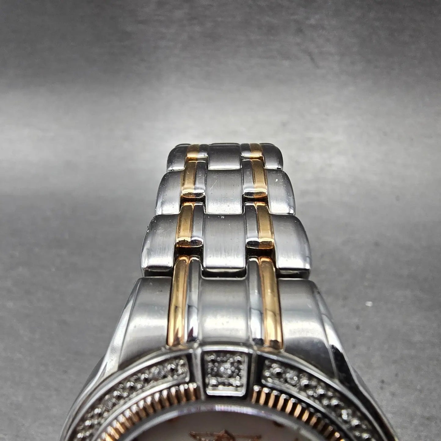 Invicta Automatic Heart Watch Women 33mm MOP Dial Two Tone Round 0287 Runs4
