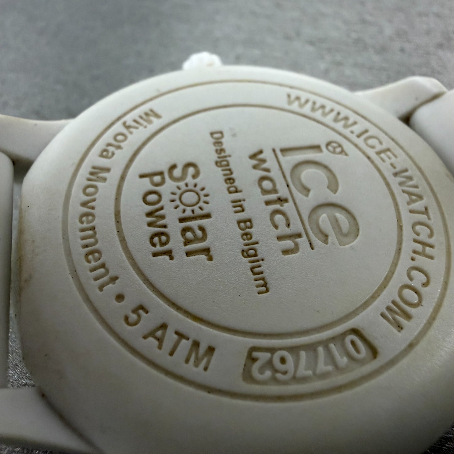 Ice Power Nature Solar Watch Men 41mm White Dial White Tone Round Works9