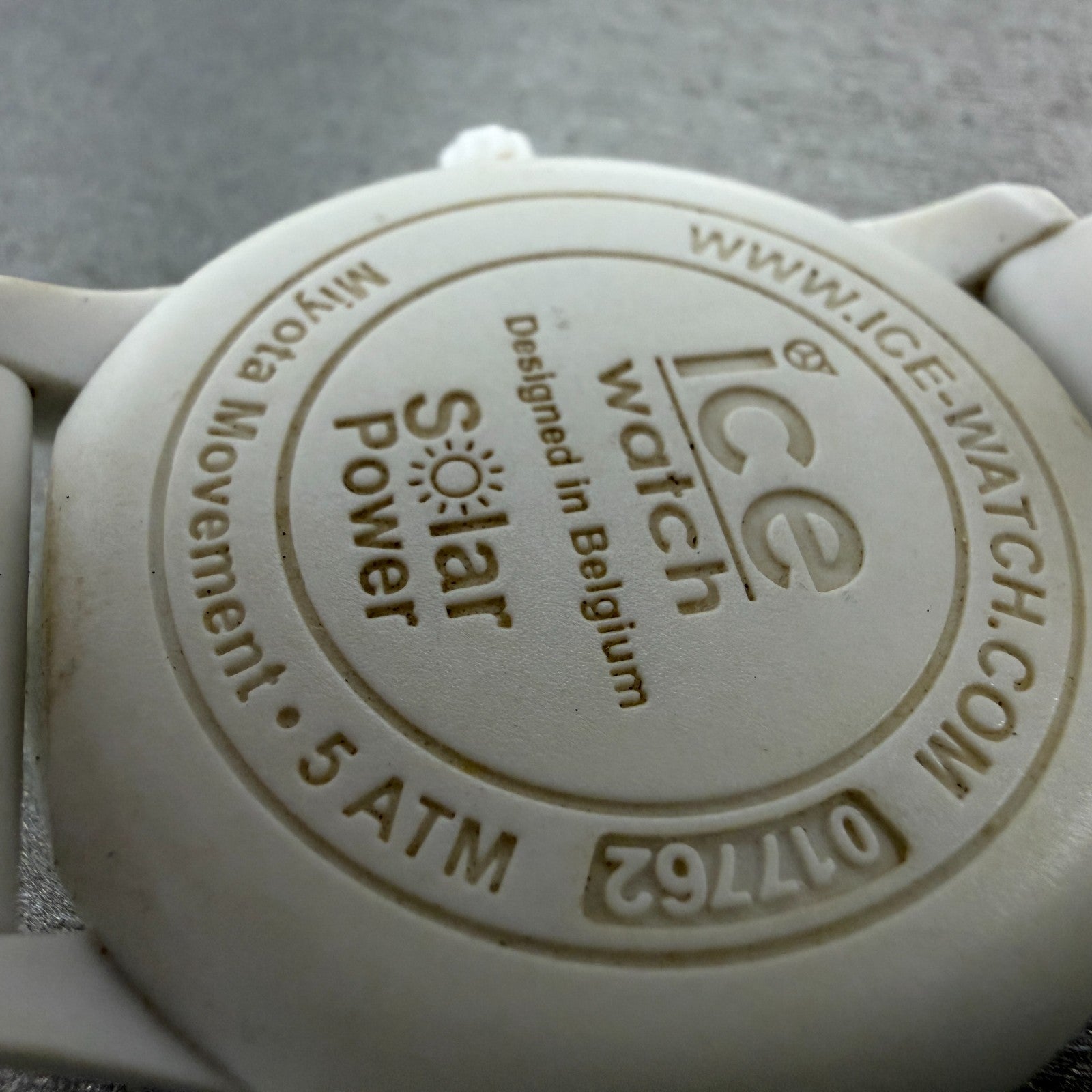 Ice Power Nature Solar Watch Men 41mm White Dial White Tone Round Works9