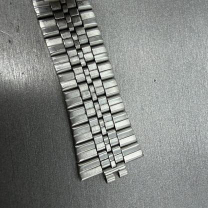 Seiko SQ Bracelet 21mm Stainless Steel Gold Tone Tri Folding Clasp Vintage Japan7