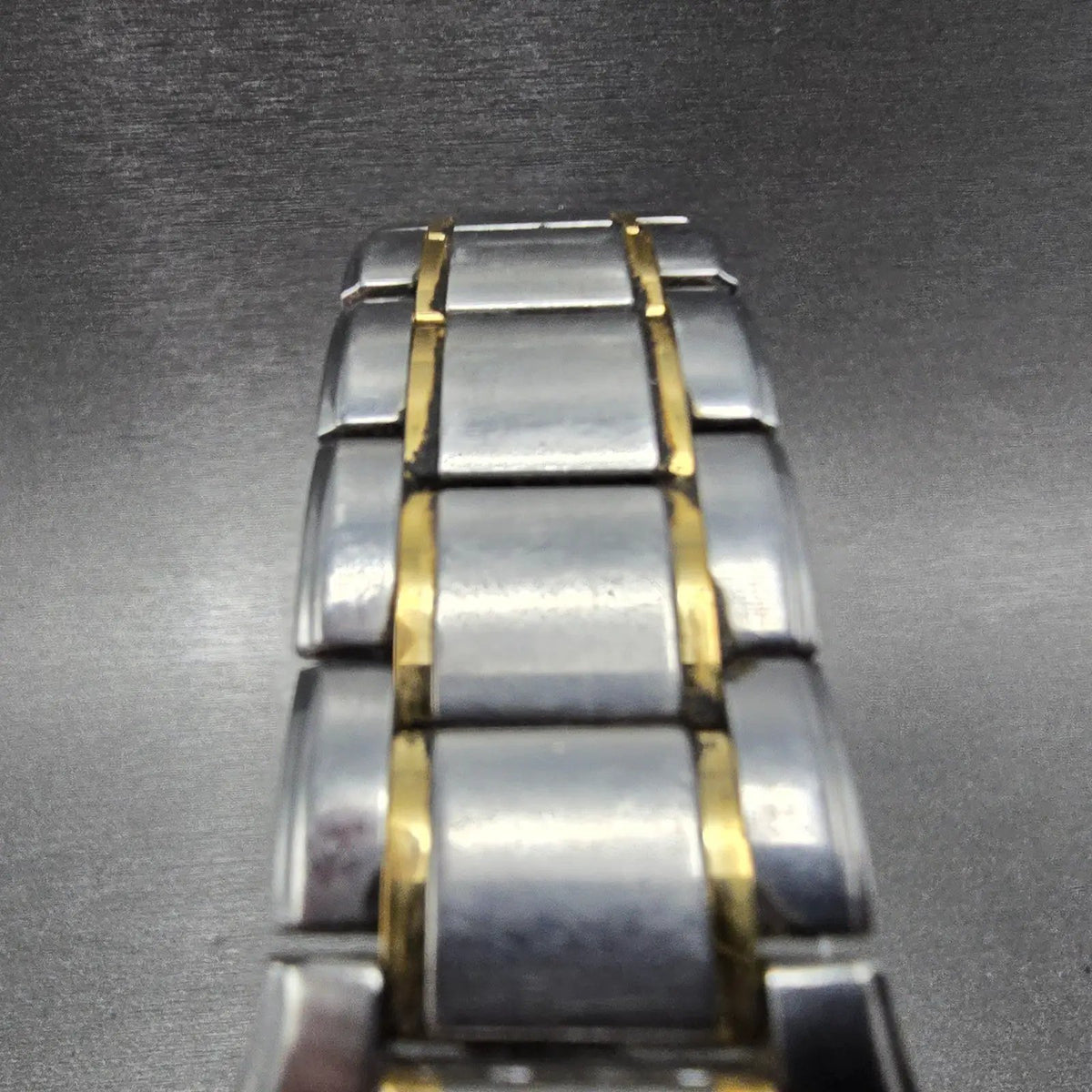 Movado Museum Watch Men 36mm Black Dial Two Tone Round 81 G4 1884 PARTS VTG5