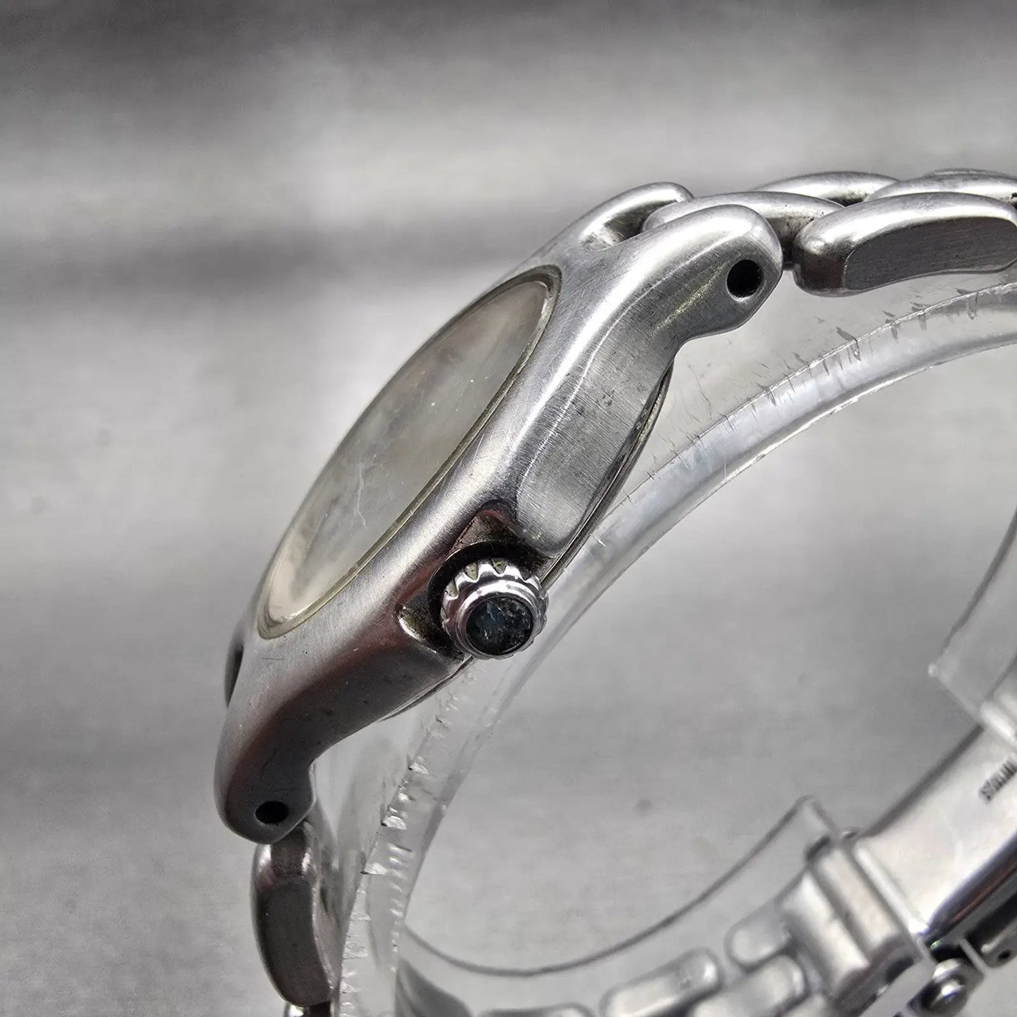 Seiko Vivace Watch Women 21mm White Dial Silver Tone Oval 4N01-5070 New Battery2