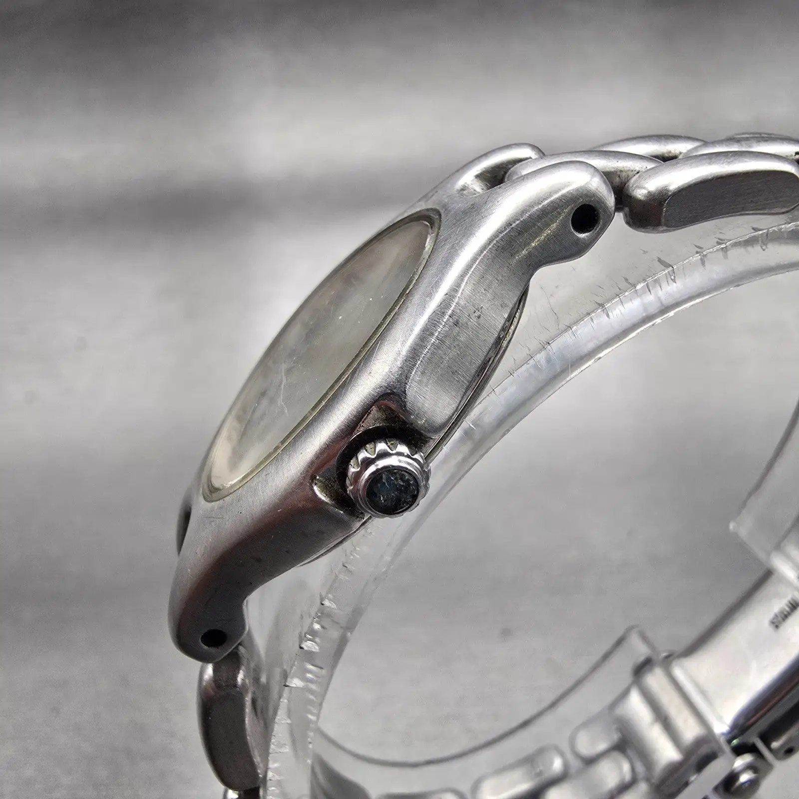 Seiko Vivace Watch Women 21mm White Dial Silver Tone Oval 4N01-5070 New Battery2