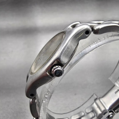 Seiko Vivace Watch Women 21mm White Dial Silver Tone Oval 4N01-5070 New Battery2