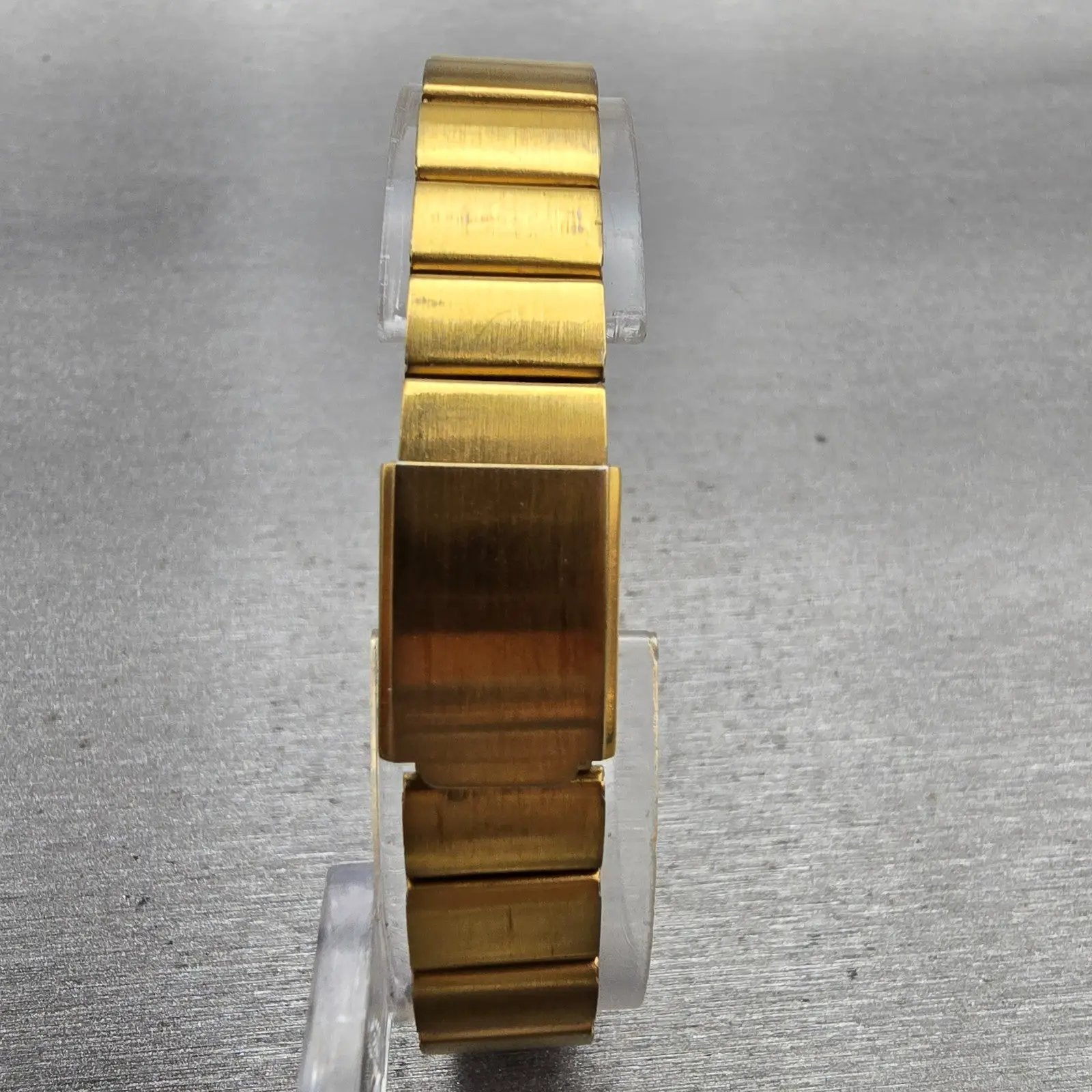 Citizen CQ Watch Women 17mm Champagne Dial Gold Tone 3220-S60228 New Battery VTG7