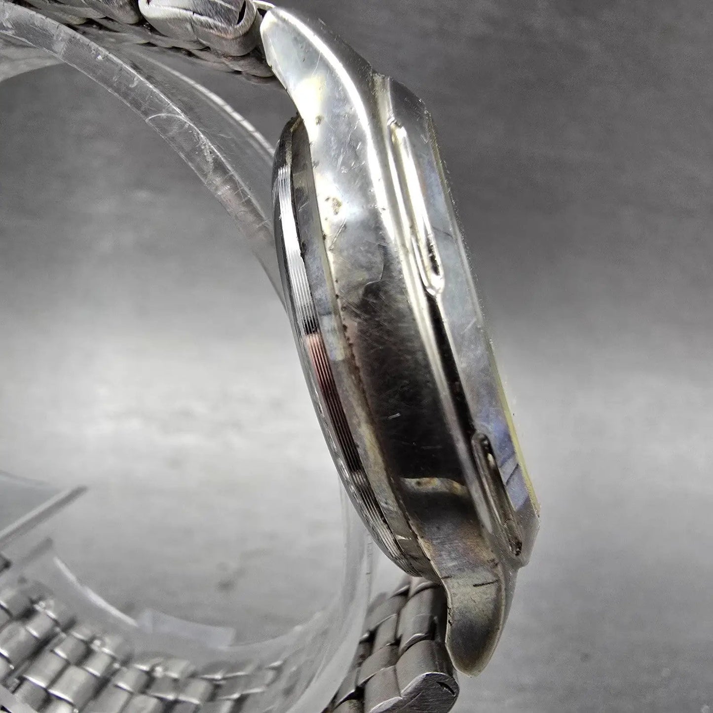 Citizen Junction Eco-Drive Watch Men 36mm Gray Dial Two Tone 5080-K10816 Runs3