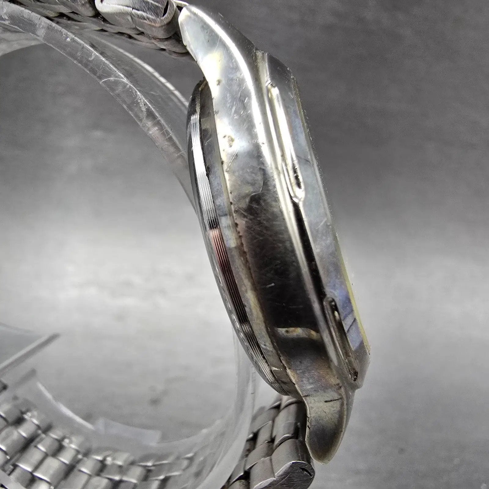 Citizen Junction Eco-Drive Watch Men 36mm Gray Dial Two Tone 5080-K10816 Runs3