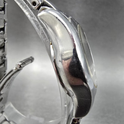 Citizen Eco-Drive Watch Women 25mm Black Dial Silver Date E011-S015502 Runs JP63