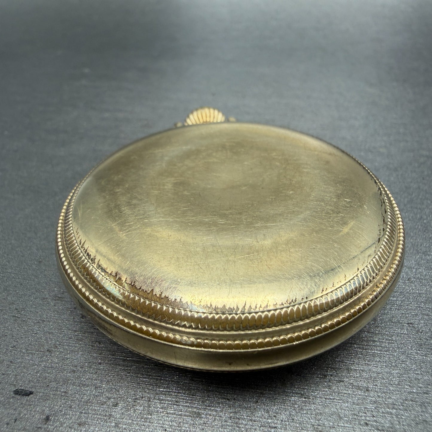 Crosby Pocket Watch 50mm White Dial Gold Plated Manual Wind 17 Jewels PARTS8