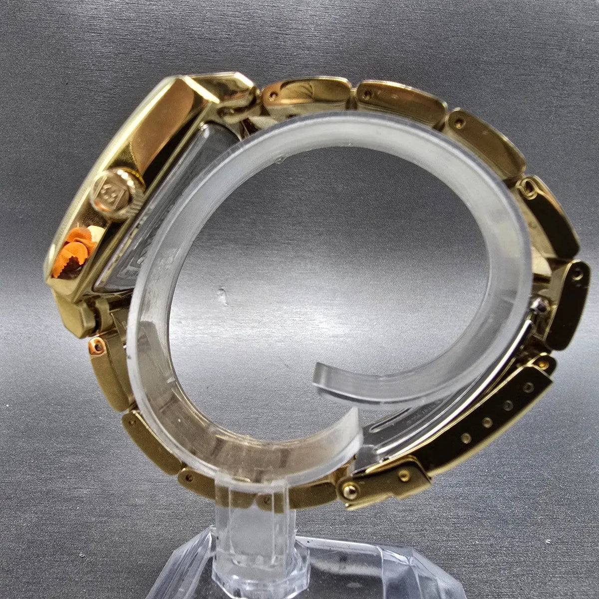 Invicta Angel Watch Women 36mm Gold Dial Gold Tone Daydate 21710 New Battery6