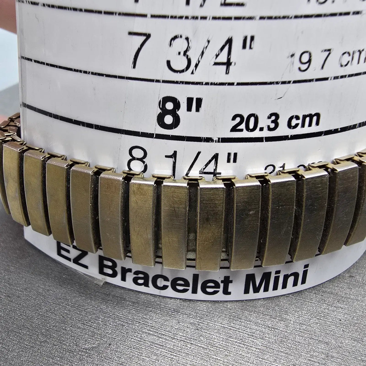 Timex Indiglo Watch Men 35mm Cream Dial Gold Tone Round Bracelet New Battery10