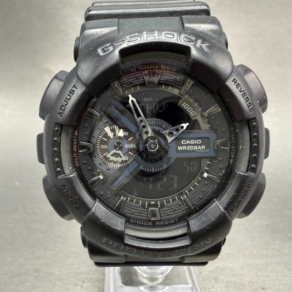 Casio G-Shock GA-110 Watch Men 51mm Ana Digi Black Alarm Chrono New Battery AJIK0