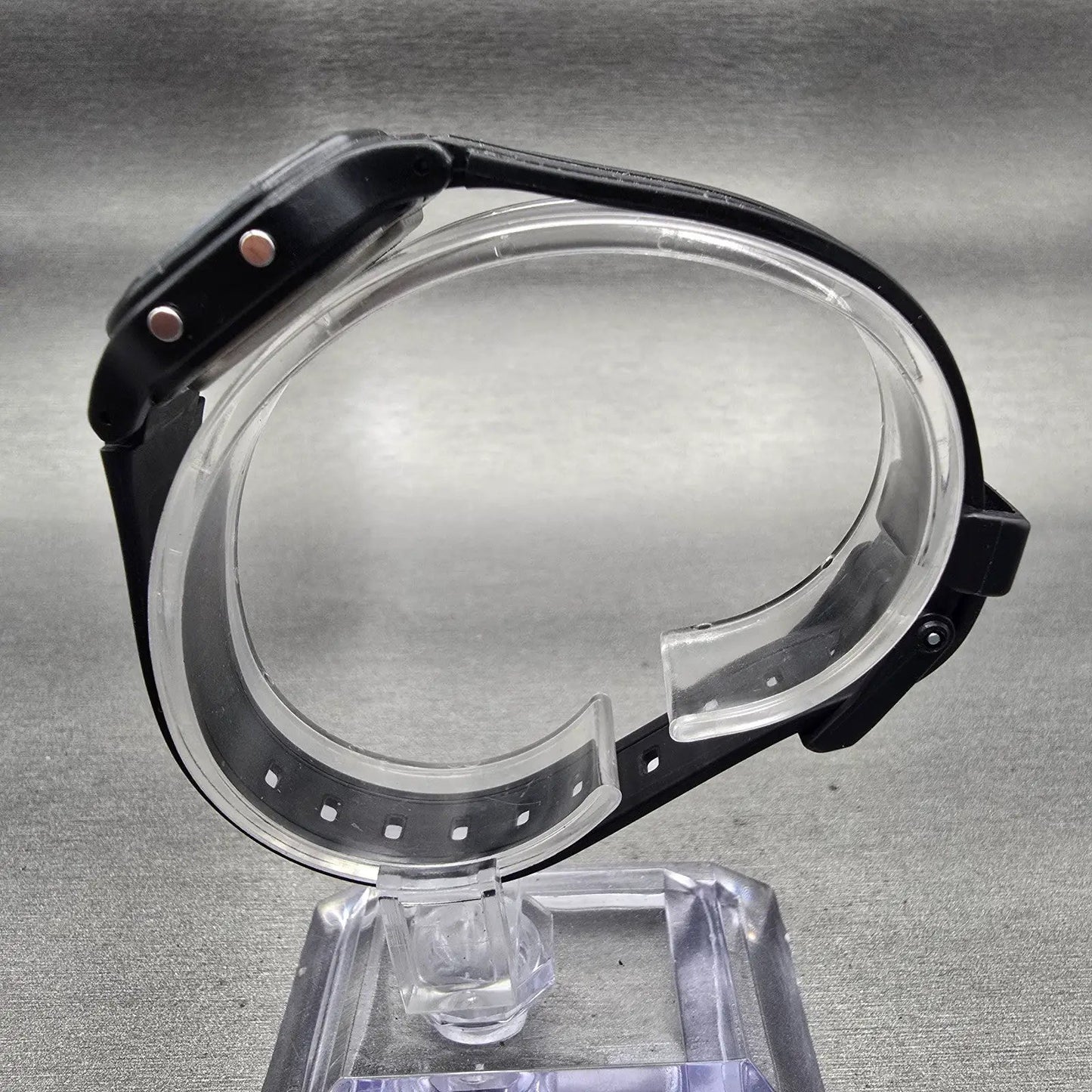 Casio LA-11W Digital Watch Women 25mm Black Blue Alarm Chronograph New Battery H6