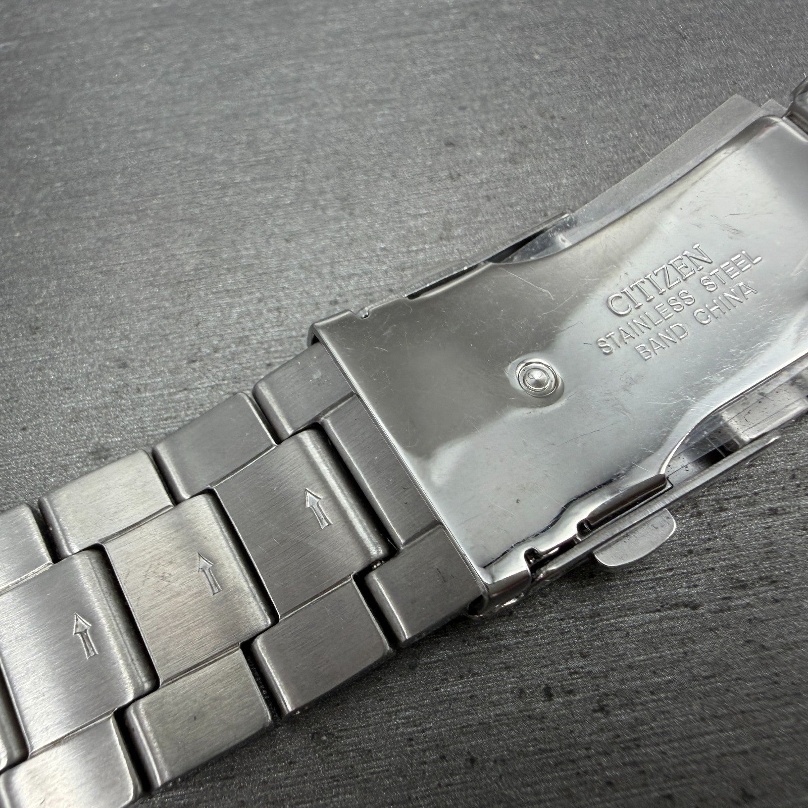 Citizen Bracelet 23mm Stainless Steel Tri Folding Clasp12