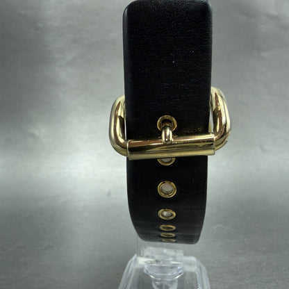 Marc Jacobs Amy Watch Women 36mm Black Dial Gold Tone Round MBM1154 New battery7