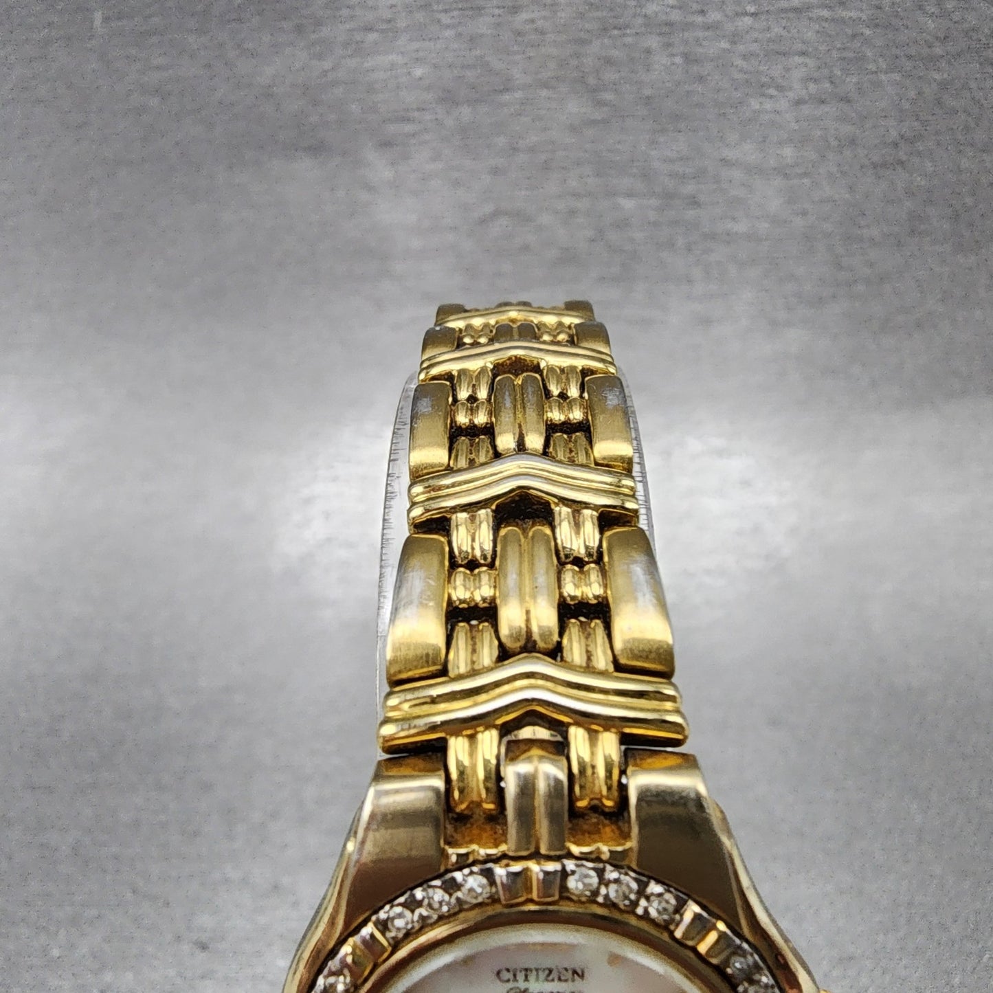 Citizen Elegance Watch Women 25mm MOP Dial Gold Tone Date 1010H14339 NewBattery4