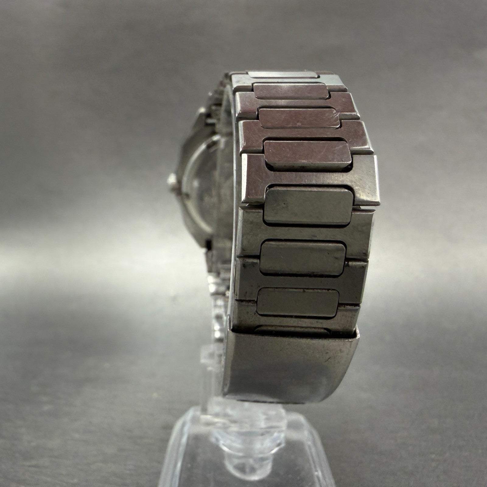 Seiko SilverWave Watch Men 34mm Black Dial Silver Tone 8221-500A New Battery7