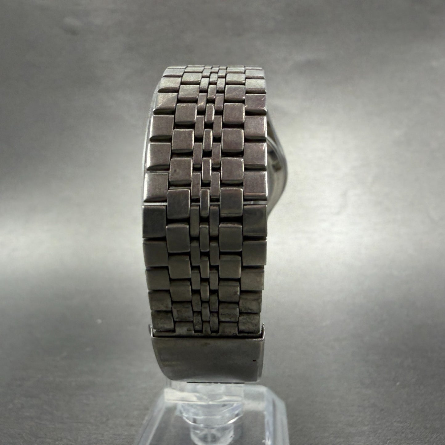 Seiko Silverwave Watch Men 35mm White Dial Steel Round 7121-7010 New Battery VTG7